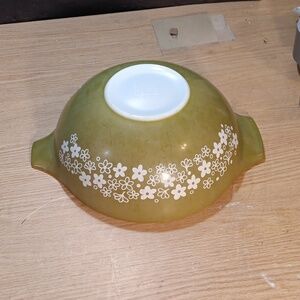 PYREX Spring Blossom Cinderella Nesting Mixing Bowl 444  4 QT NO LId Vintage